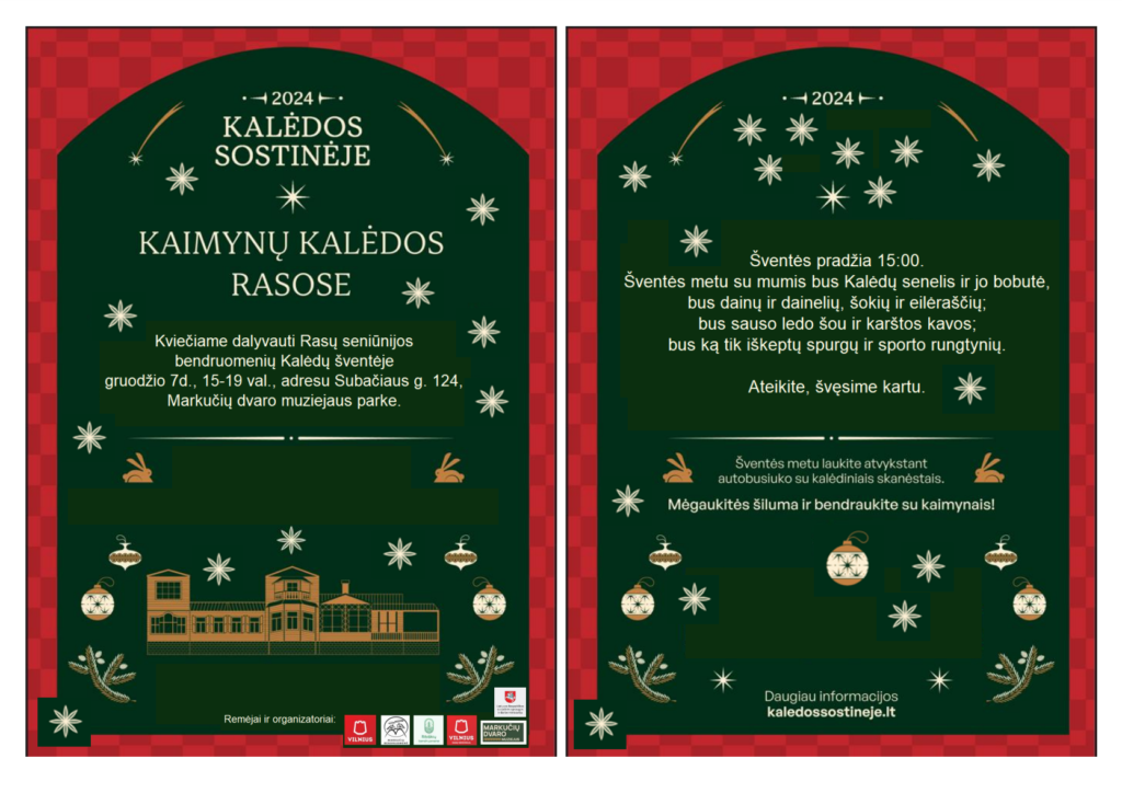Png Kalėdos Kalėdinės eglutės įžiebimo šventė „Kaimynų kalėdos Rasose” | Lietuvos sodai